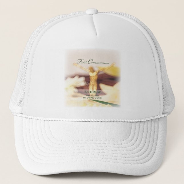 Casquette Personnaliser, Première communion Félicitations (Devant)
