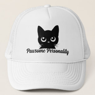 Casquette Personnalité Pawsome Design de chat