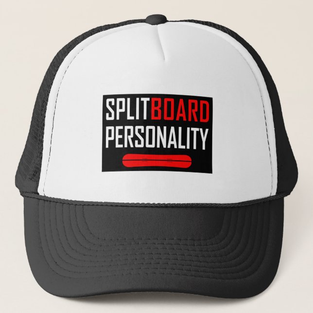 Casquette Personnalité Splitboard (Devant)