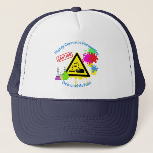 Casquette Personnalité Très Corrosive Classe 8 ADR Camionneu