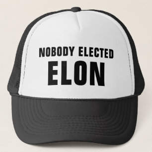 Casquette Personne n'a élu le chapeau de camion Elon™