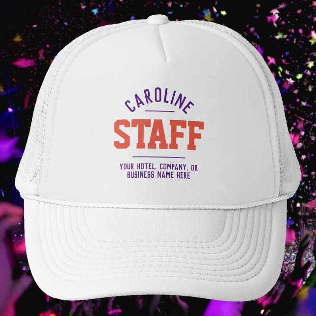 Casquette Personnel D'Accueil (Créateur téléchargé)
