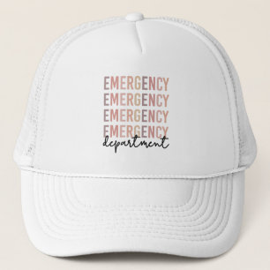 Casquette Personnel du service des urgences   infirmière   T