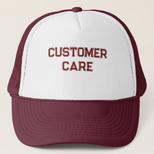 Casquette Personnes de travail Service à la clientèle Texte