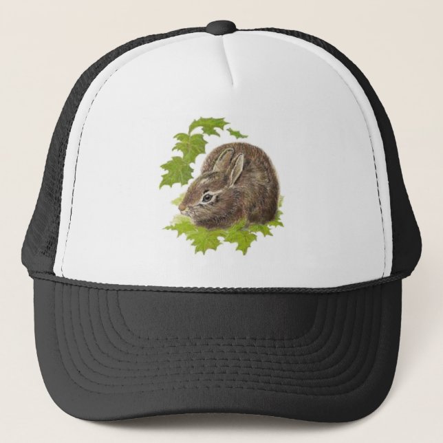 Casquette Petit Lapin, Lapin, Nature Animale, Faune (Devant)