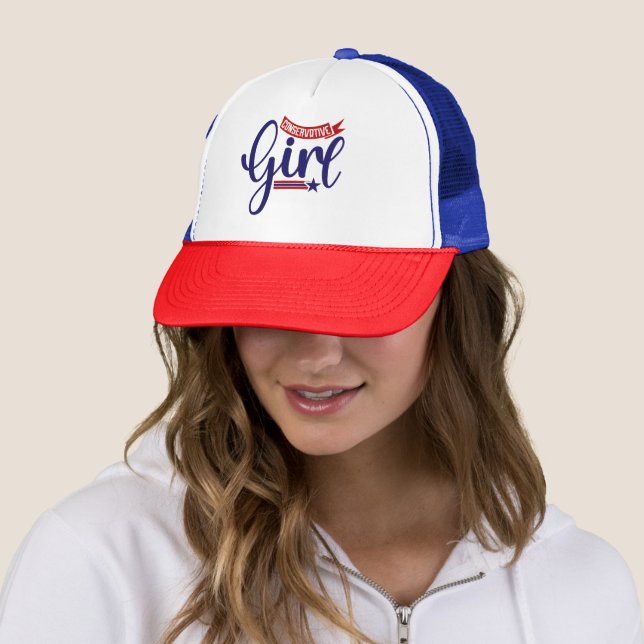 Casquette Petite fille conservatrice (En situation)