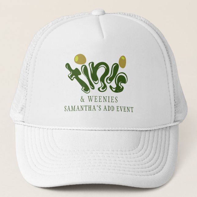Casquette Petits pois verts et Tinis Fête d'anniversaire au  (Devant)