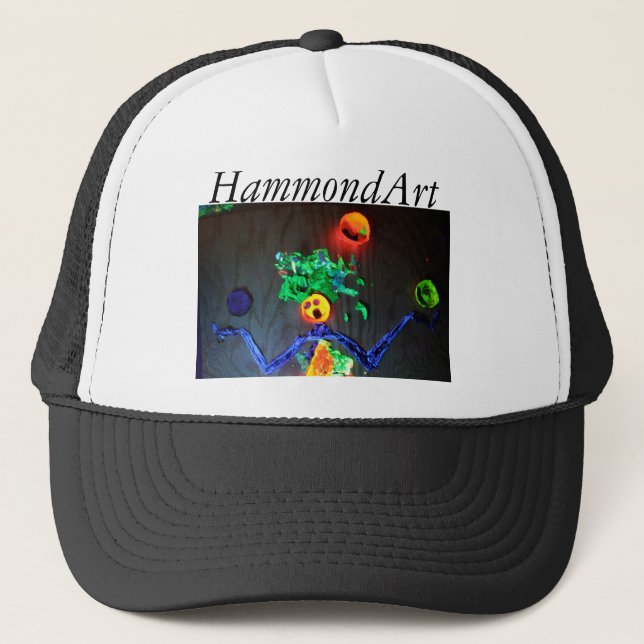 Casquette Petty Dripps Jugggles. HammondArt Trucker Hat (Devant)