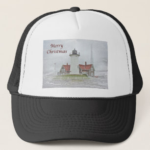 Casquette Phare en neige Joyeux Noël