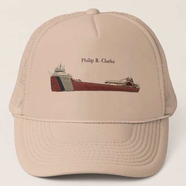 Casquette Philip R. Clarke chapeau de camionneur (Devant)