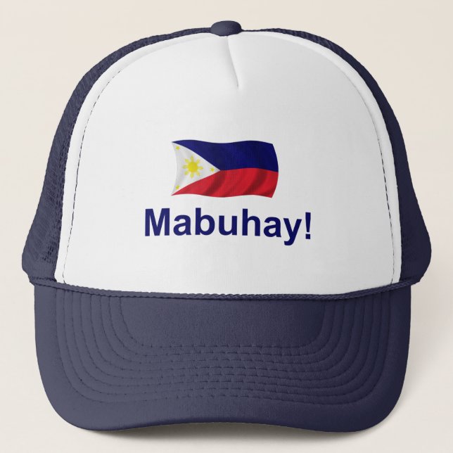 Casquette Philippin Mabuhay ! (Devant)