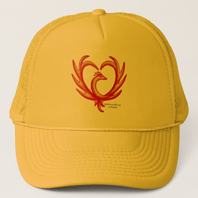 Casquette Phoenix Heart, MeWarriorWoman sur Twitch (Devant)