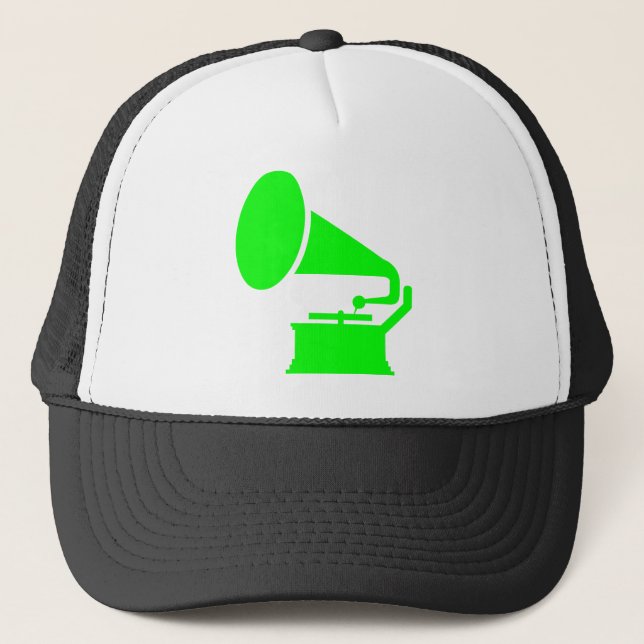 Casquette Phonographe - Vert (Devant)