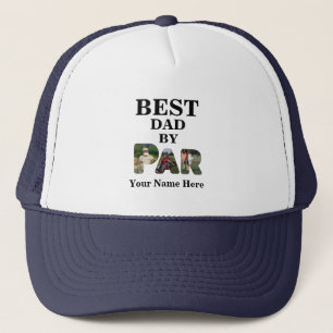 Casquette Photo à 3 lettres personnalisée Meilleur père par