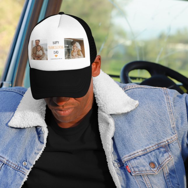 Casquette Photo & Bon thanksgiving moderne Papa (Créateur téléchargé)