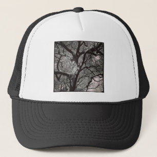 Casquette Photo carré - Arbre de Magnolia au début du printe