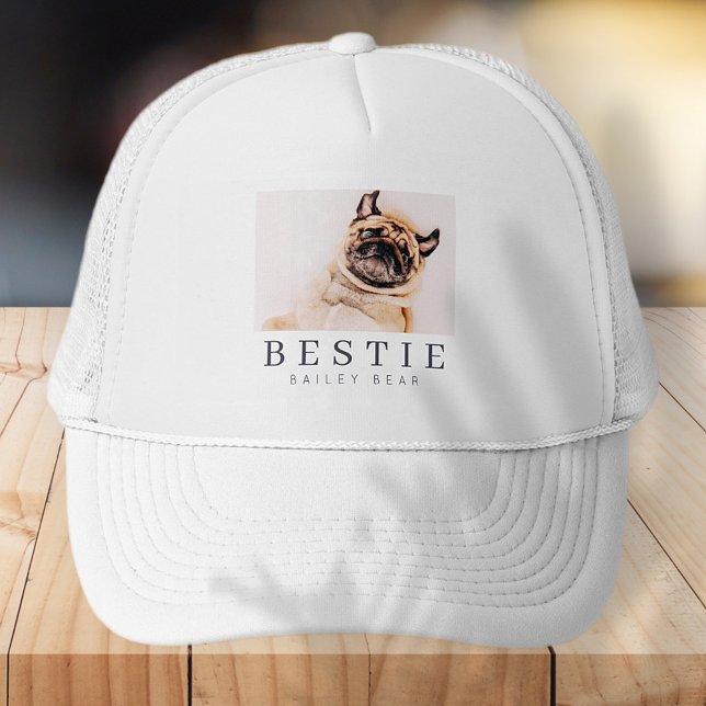 Casquette Photo de Chic Pet Bestie BFF (Créateur téléchargé)