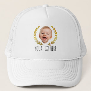 Casquette Photo de visage personnalisé drôle