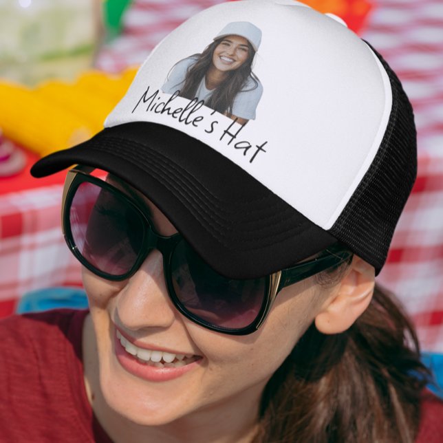Casquette Photo Nom personnalisé personnalisé (Créateur téléchargé)