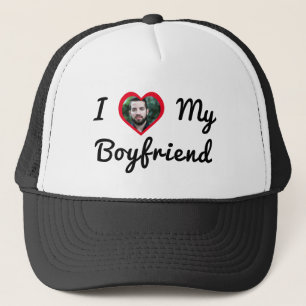 Casquette Photo personnalisé Je t'aime mon petit ami