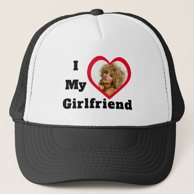 Casquette Photo Personnalisée Bae J'Aime Ma Fille (Devant)
