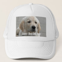 Photo personnalisée et nom de chien de golden
