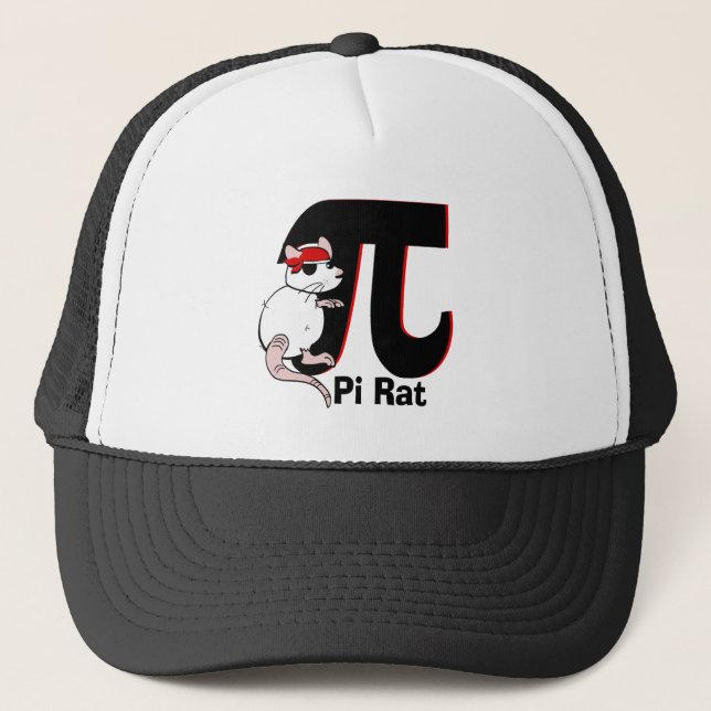Casquette Pi Day Pirate Rat (Devant)