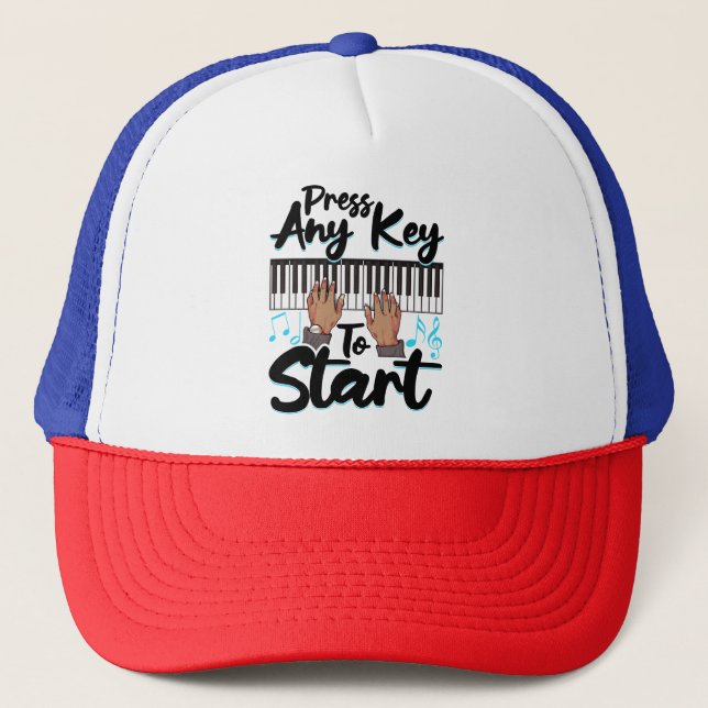 Casquette Piano Appuyer sur n'importe quelle clé pour Star P (Devant)
