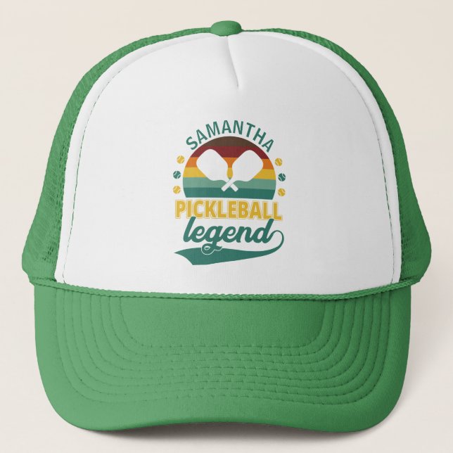 Casquette Pickleball Legend Monogram Cadeau (Devant)
