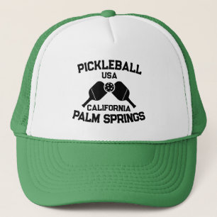 Casquette Pickleball Paddle Palm Springs Californie Custom