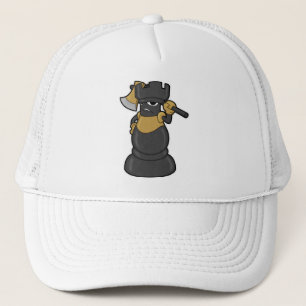 Casquette Pièce d'échecs Roche à l'échec avec Ax