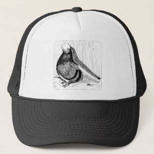 Casquette Pigeon Bald Anglais à face courte 1978