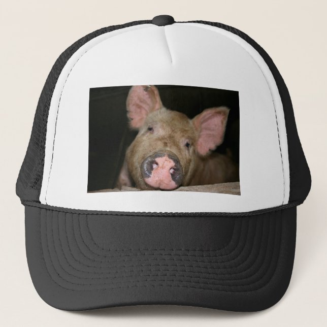 Casquette Piglet rose (Devant)