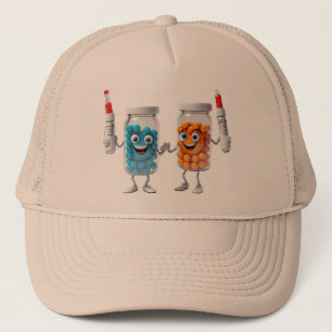 Casquette Pill Bottle Cartoon Hat