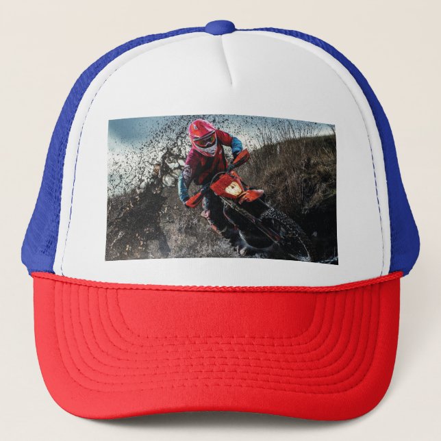 Casquette Pilote de vélo droit jetez l'oreiller (Devant)