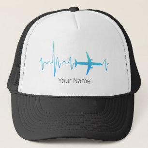Casquette Pilote rétro-rétro-battement d'avion fréquence Vin