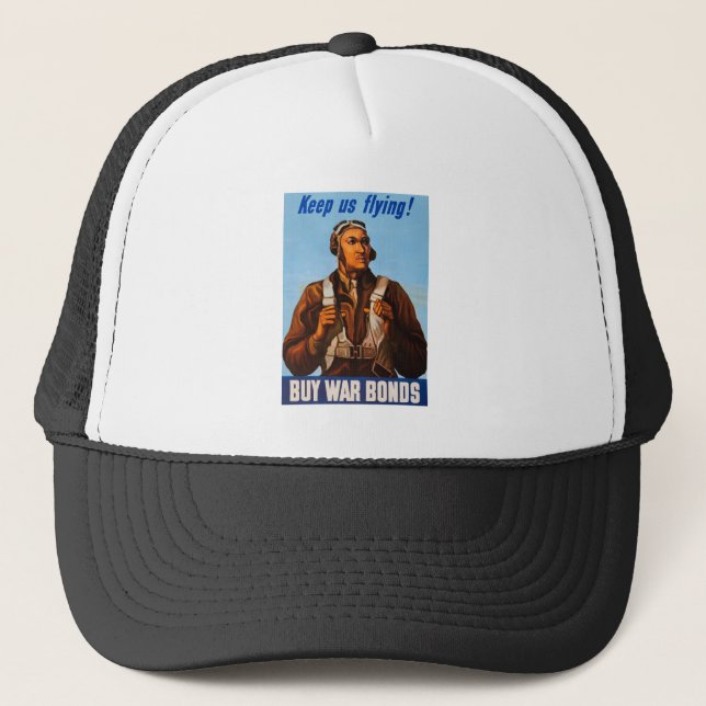 Casquette Pilotes de chasse américains des aviateurs noirs d (Devant)