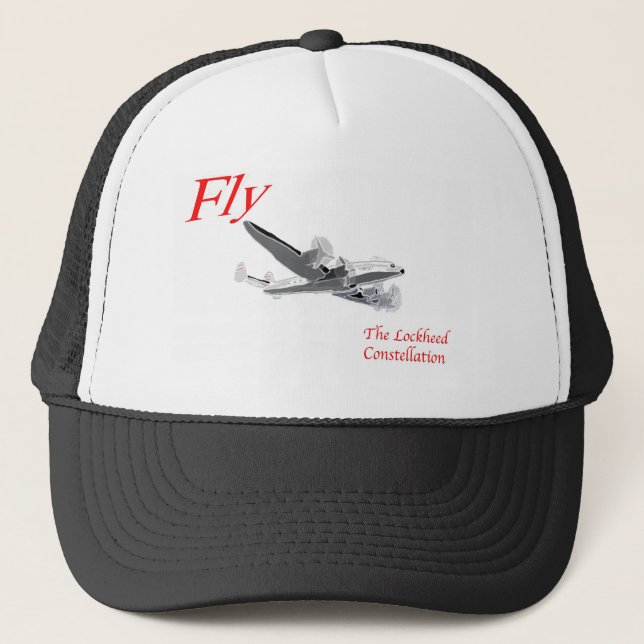 Casquette Pilotez la constellation de Lockheed (Devant)