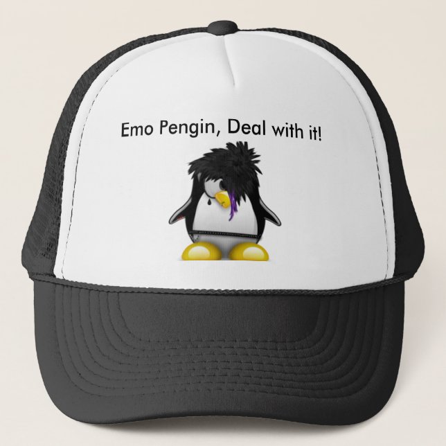 Casquette Pingouin d'Emo, Emo Pengin, affaire avec lui ! (Devant)