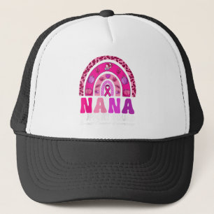 Casquette Pink Support équipe Nana Cancer du sein Ruban Rain