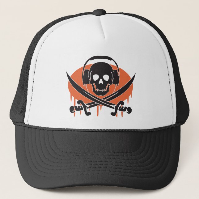 Casquette Pirate DJ (Devant)
