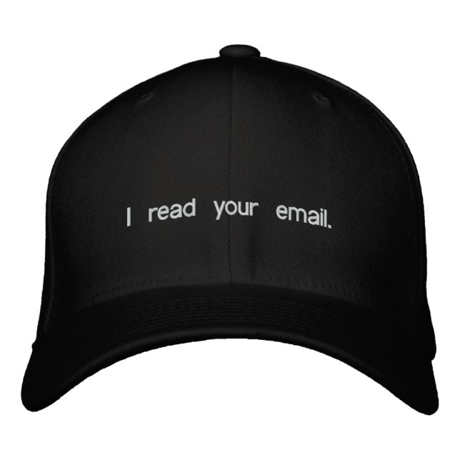 Casquette pirate - J'ai lu votre email (Devant)