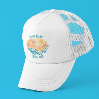 Casquette Plage Cute Trier Ocean Waves Surfer