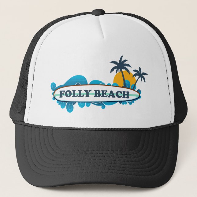 Casquette Plage de folie (Devant)