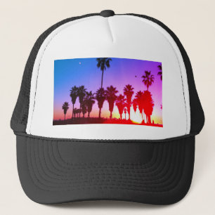 Casquette Plage de Venise de palmiers