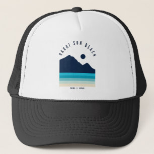 Casquette Plage d'Oarai Sun Chiba Japon Rétro Vintage