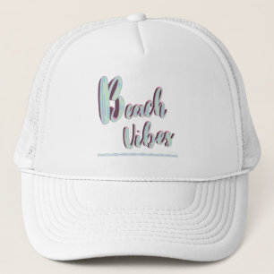 Casquette Plage Vibes Amusant Été Graphisme Cool Blue T-Shir