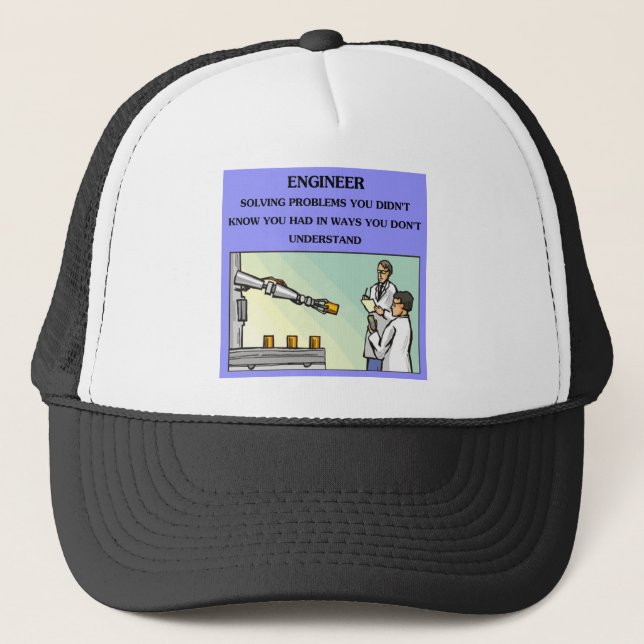 Casquette plaisanterie d'ingénierie d'ingénieur (Devant)