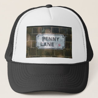 Casquette Plaque de rue de ruelle de penny, Liverpool R-U
