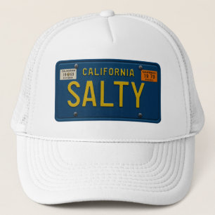 Casquette Plaque d'immatriculation rétro salée 1969 Californ